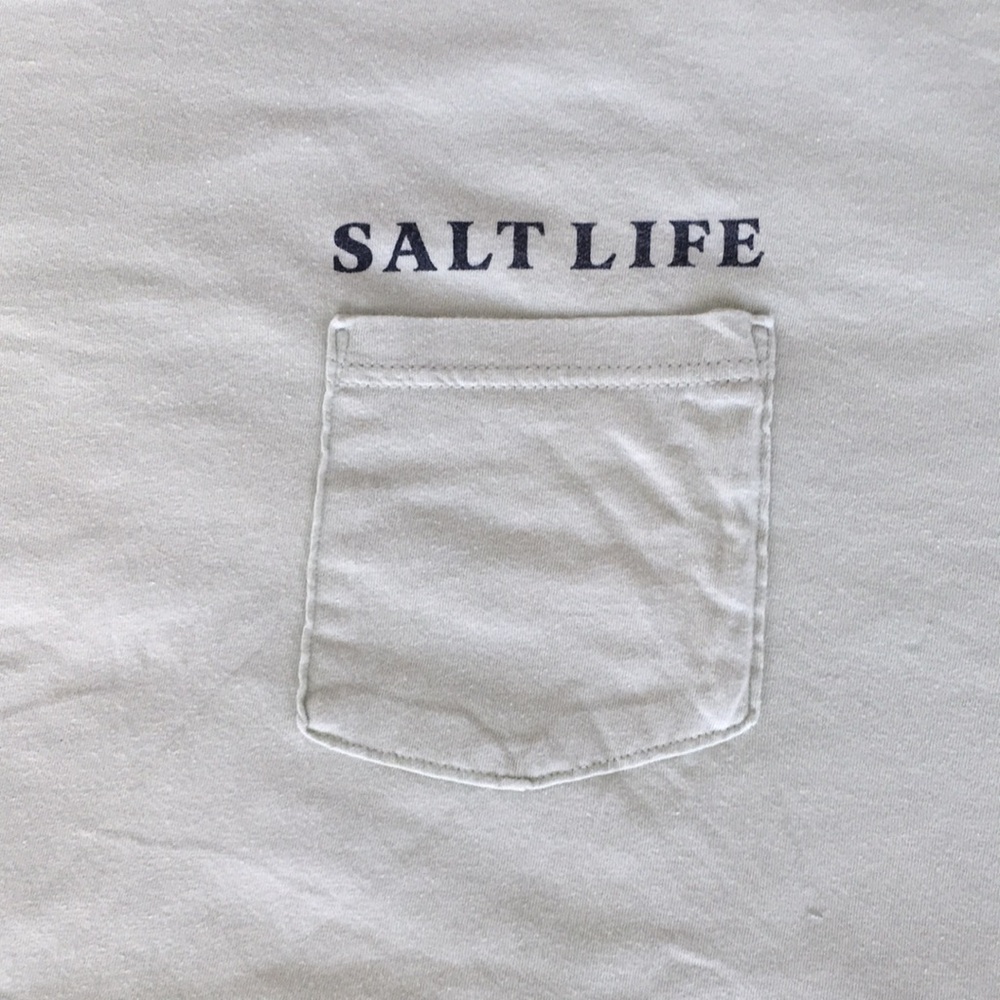 Salt Life Mint Green Short Sleeve Pocket Tee - Picture 2 of 6
